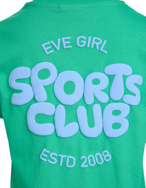 Sports Club Tee / Green | Eve Girl Eve Girl