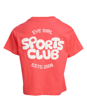 Sports Club Tee / Red | Eve Girl Eve Girl
