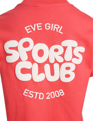 Sports Club Tee / Red | Eve Girl Eve Girl