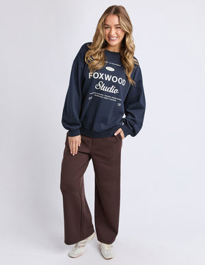 Studio Oversized Crew / Navy | Foxwood Foxwood