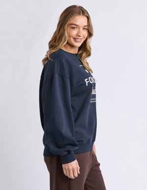 Studio Oversized Crew / Navy | Foxwood Foxwood