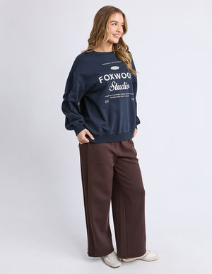 Studio Oversized Crew / Navy | Foxwood Foxwood