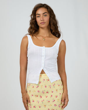 Tia Tank / White | All About Eve All About Eve