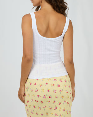 Tia Tank / White | All About Eve All About Eve