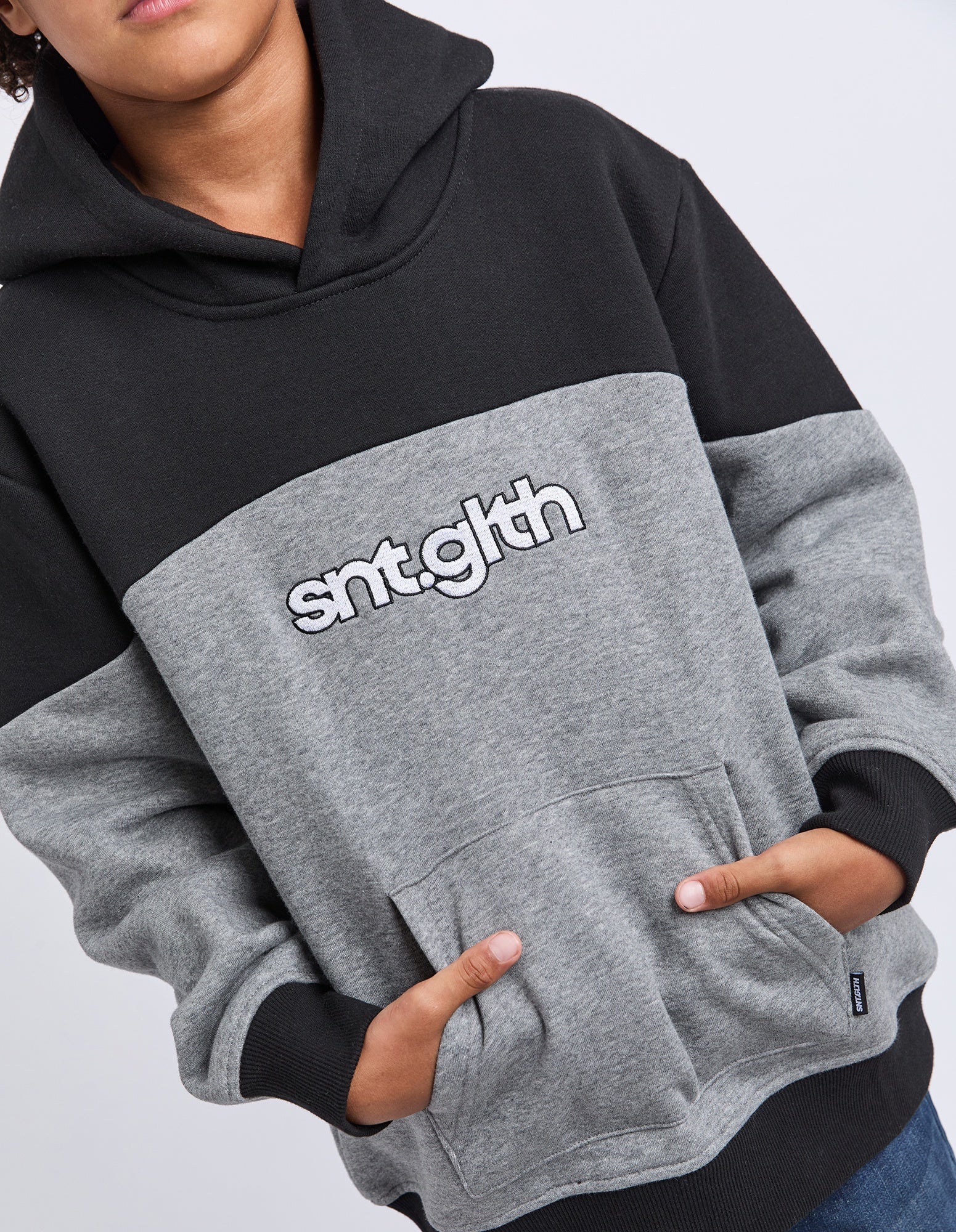 Top Deck Hoodie / Black-Grey | Youth 8–16 | St Goliath St Goliath
