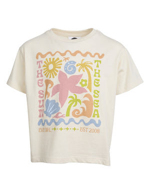 Tropical Tee / White | Eve Girl Eve Girl