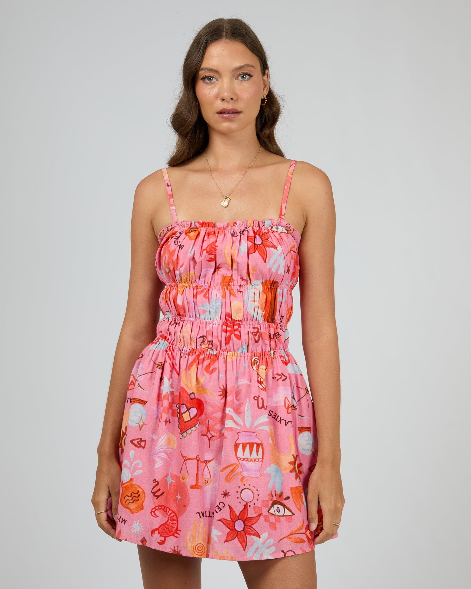 Tyra Mini Dress / Pink | All About Eve All About Eve