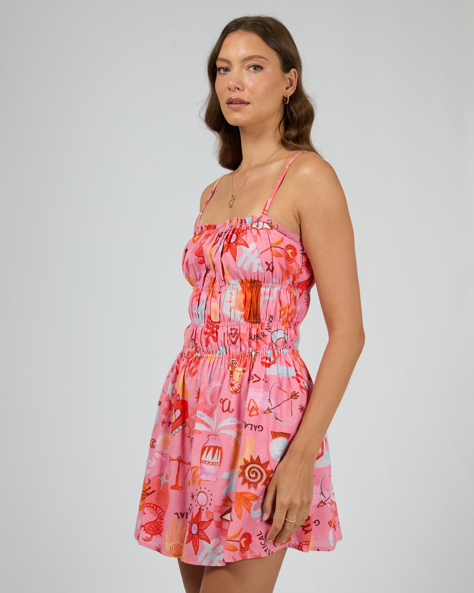 Tyra Mini Dress / Pink | All About Eve All About Eve