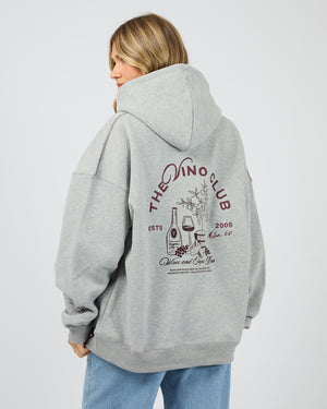 Vino Relaxed Hoodie / Grey Marle All About Eve