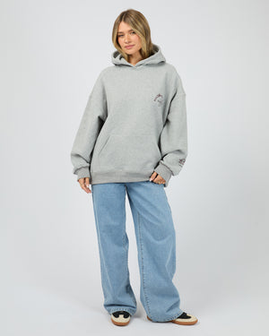 Vino Relaxed Hoodie / Grey Marle All About Eve
