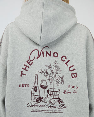 Vino Relaxed Hoodie / Grey Marle All About Eve