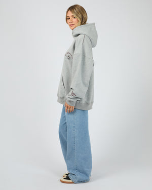 Vino Relaxed Hoodie / Grey Marle All About Eve