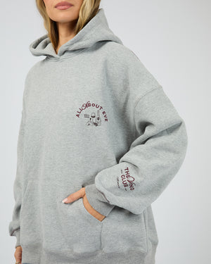 Vino Relaxed Hoodie / Grey Marle All About Eve