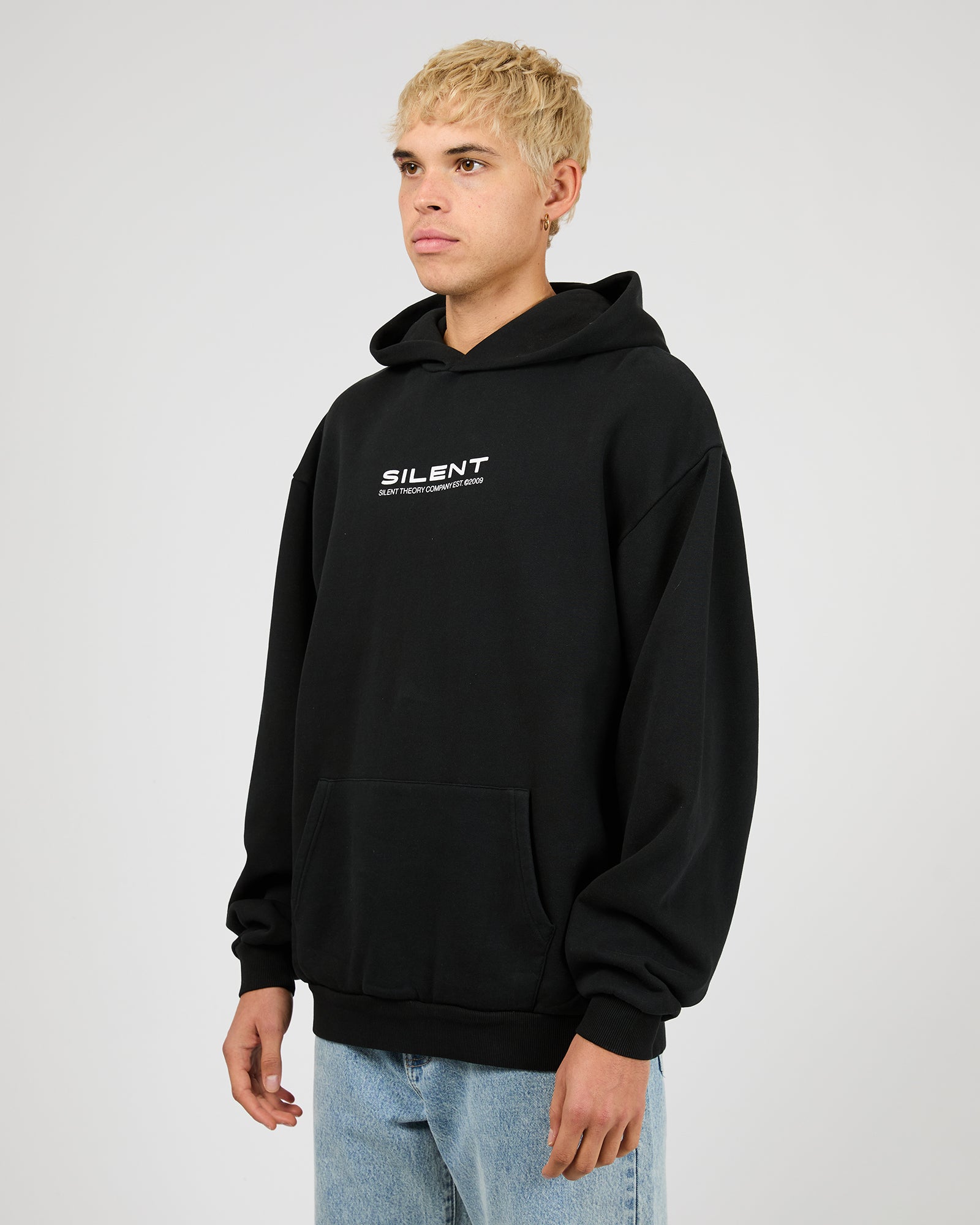 Weld Hoodie / Washed Black | Silent Theory Silent Theory