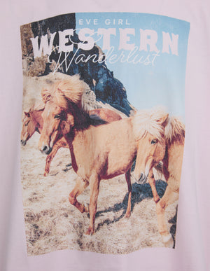 Western Tee / Pink | Eve Girl Eve Girl