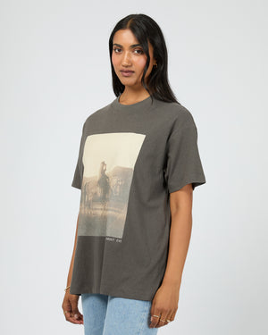 Yellowstone Relaxed Tee / Charcoal | All About Eve All About Eve