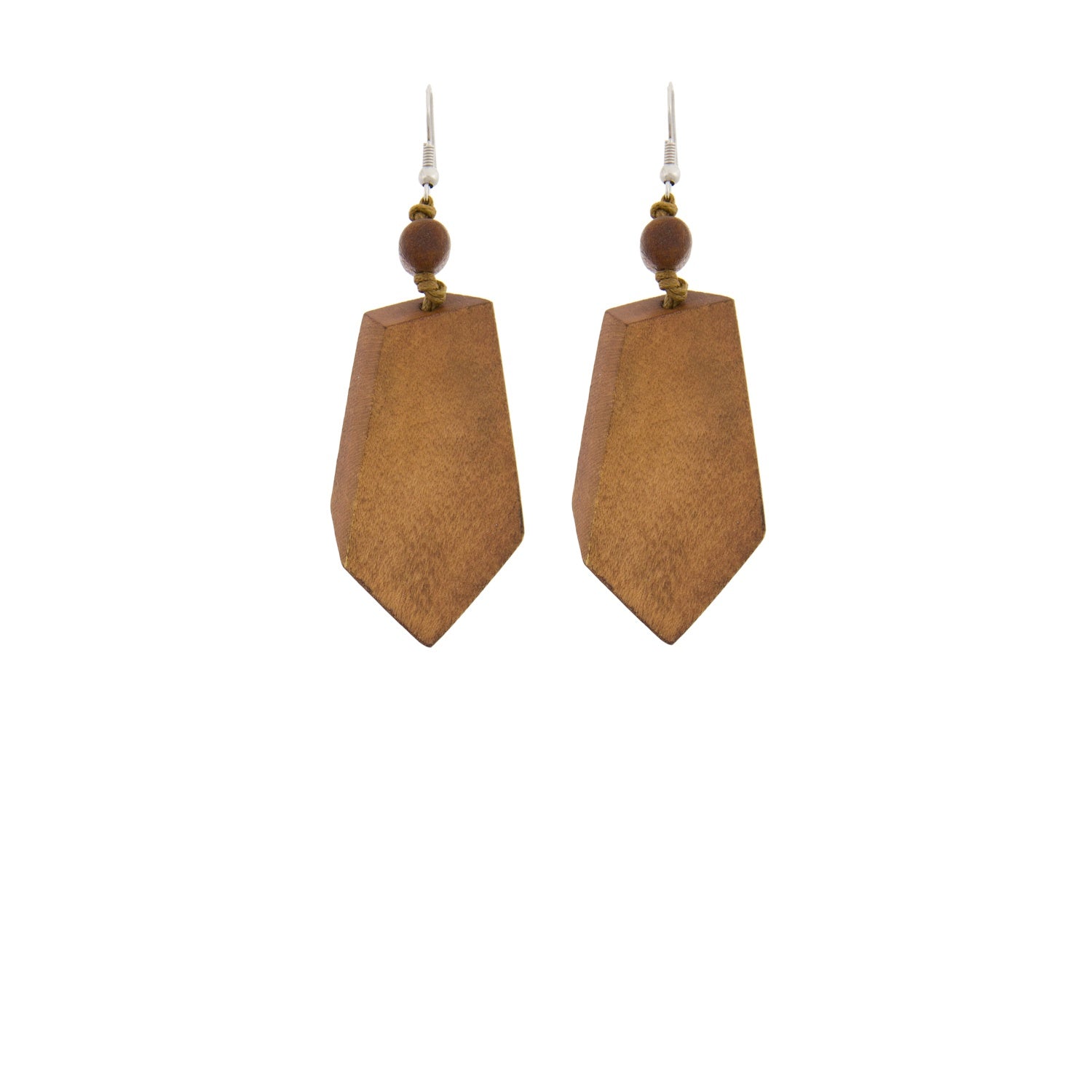 Timber Diamond Drop Hook Earring Tan Not specified