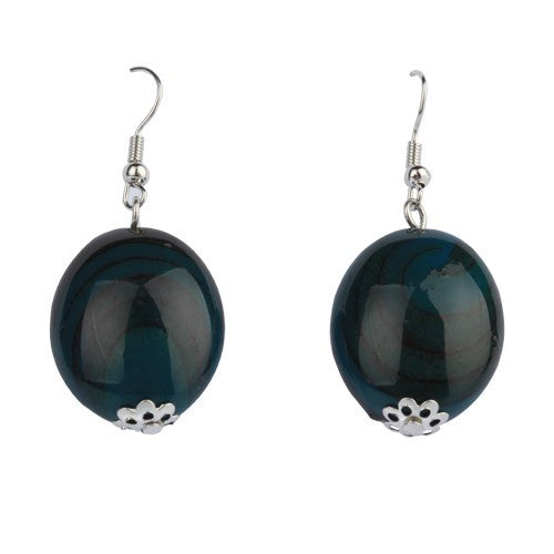 KIM EARRINGS BLUE Not specified