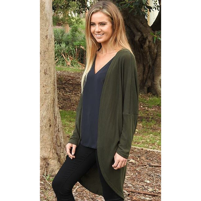 Georgia Festival Shrug Long Sleeve - Khaki Not specified