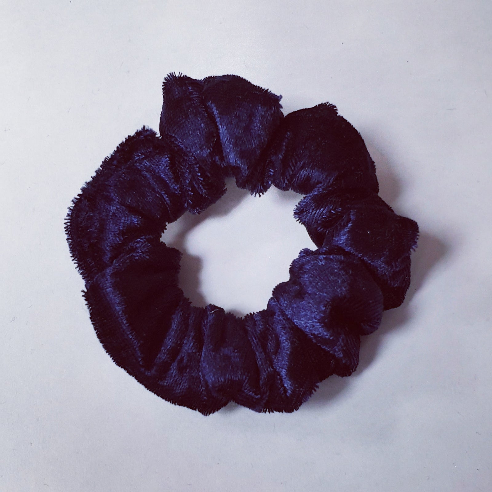 Scrunchie - Navy Velvet Kode Boutique