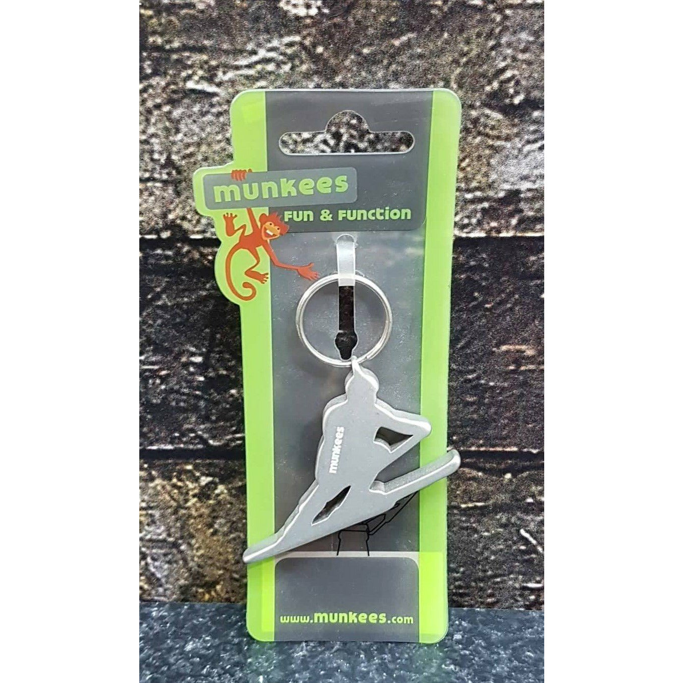 Bottle Opener - Skier Key Ring Not specified