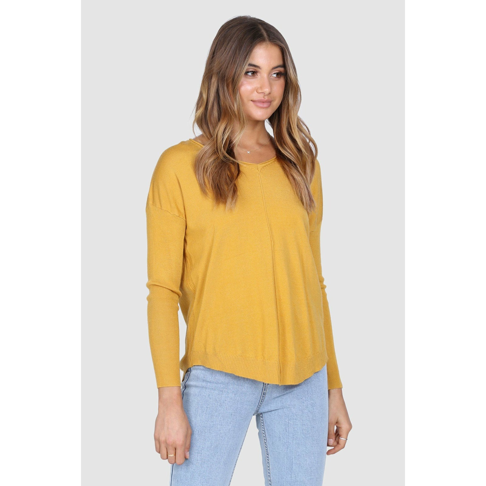 MIKAYLA KNIT - MUSTARD Madison The Label