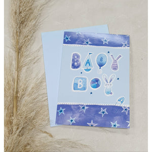 Card - Star Boarder Baby Boy Not specified