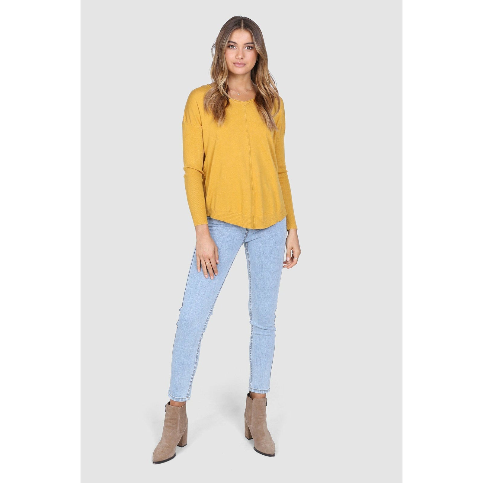 MIKAYLA KNIT - MUSTARD Madison The Label