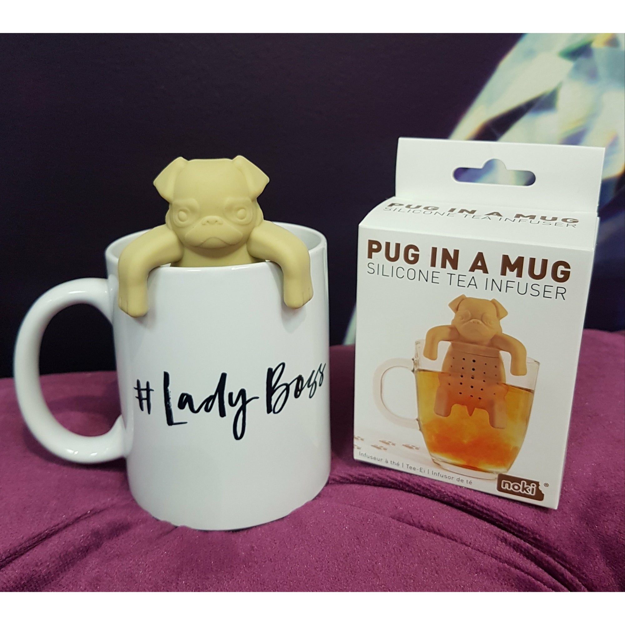 TEA INFUSER PUG IN A MUG Not specified