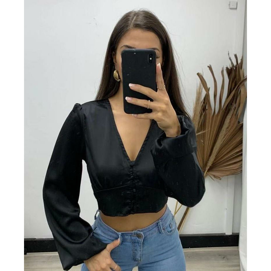 Arabella Top - Black Not specified