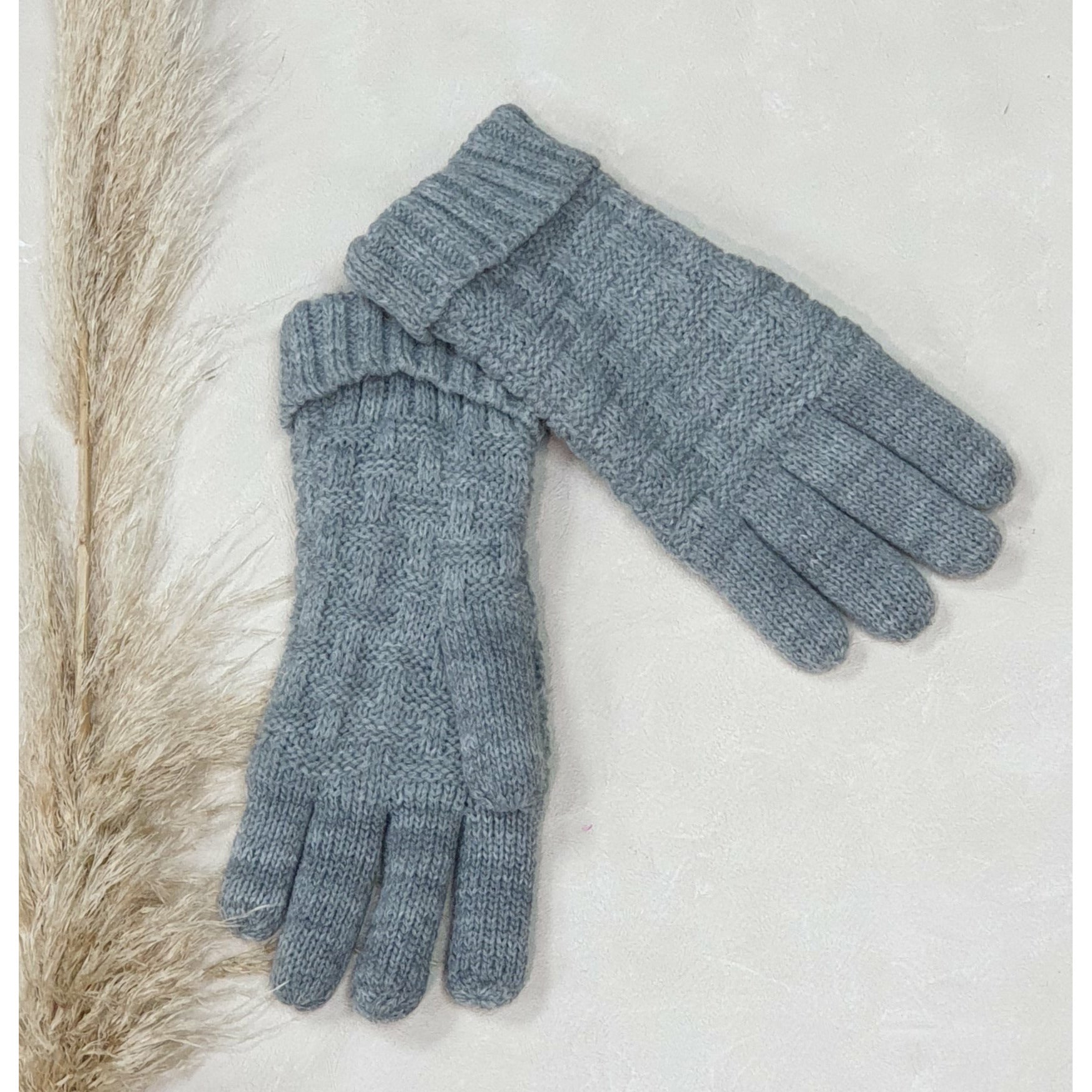 Glove X Stitch Grey Not specified