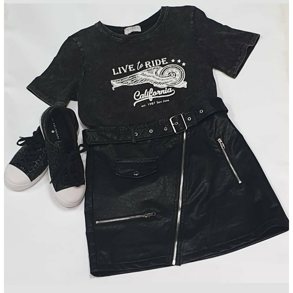 Justice Skirt - Black Not specified