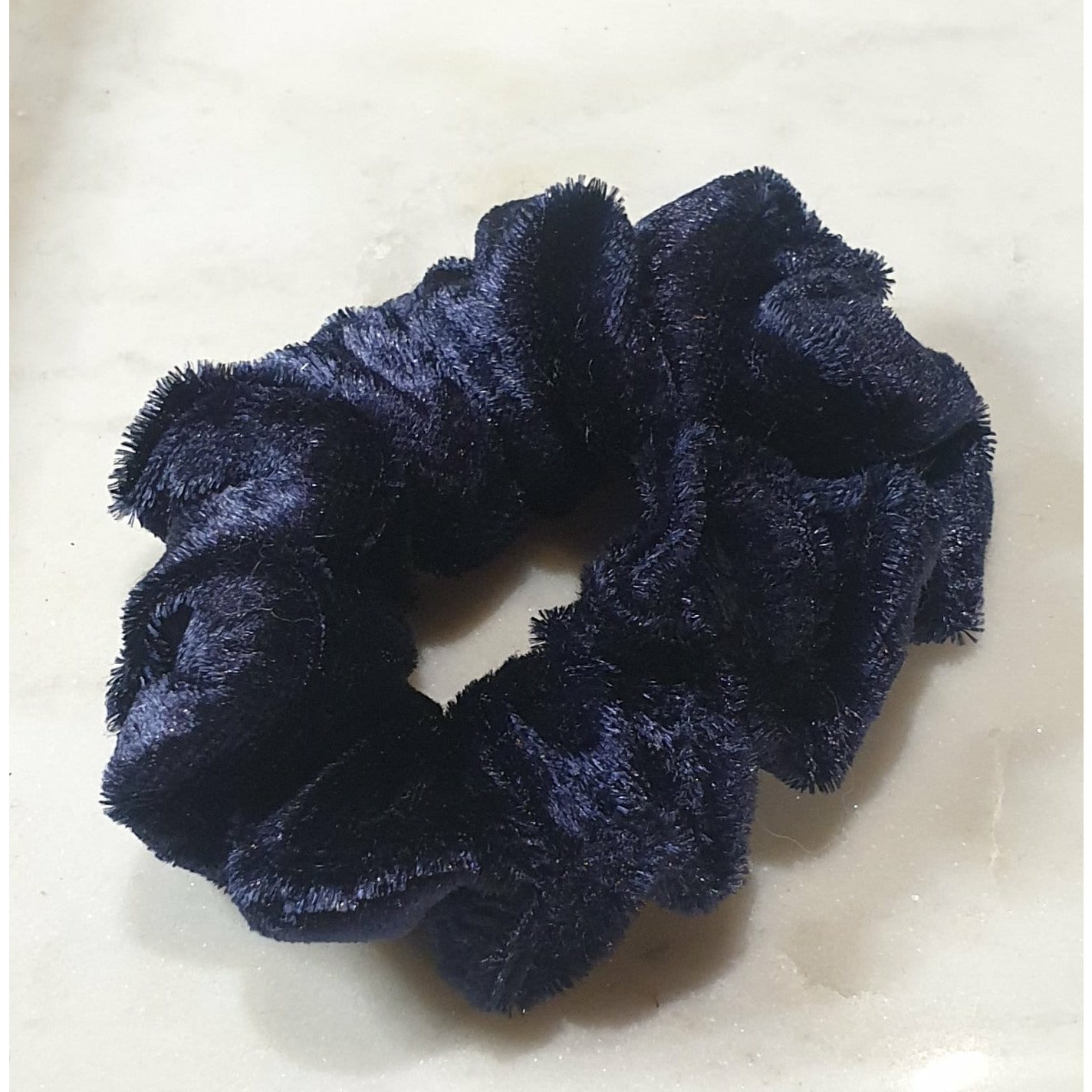Scrunchie - Navy Velvet Kode Boutique