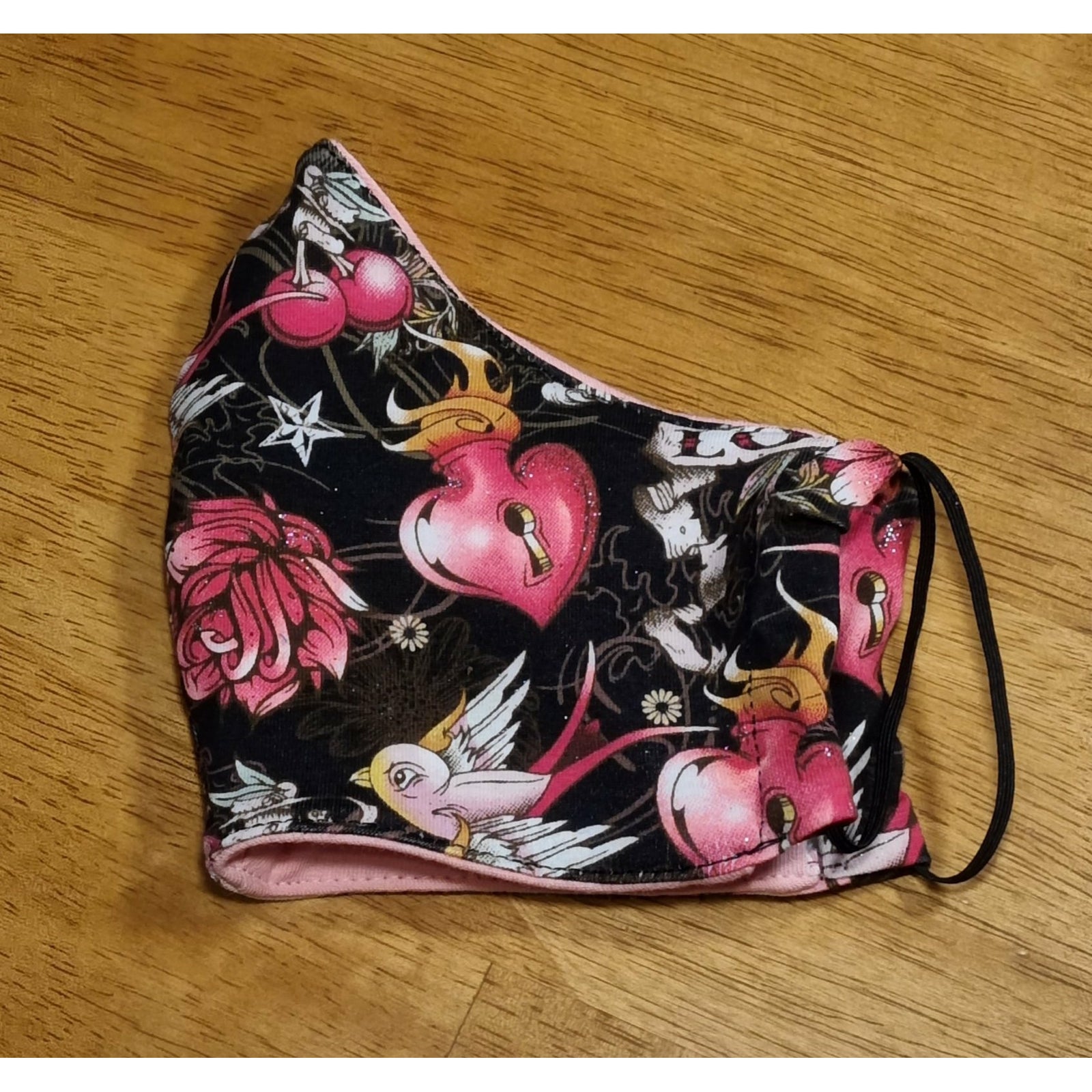 Face Masks 100% Cotton | Skulls & Hearts Kode Kids