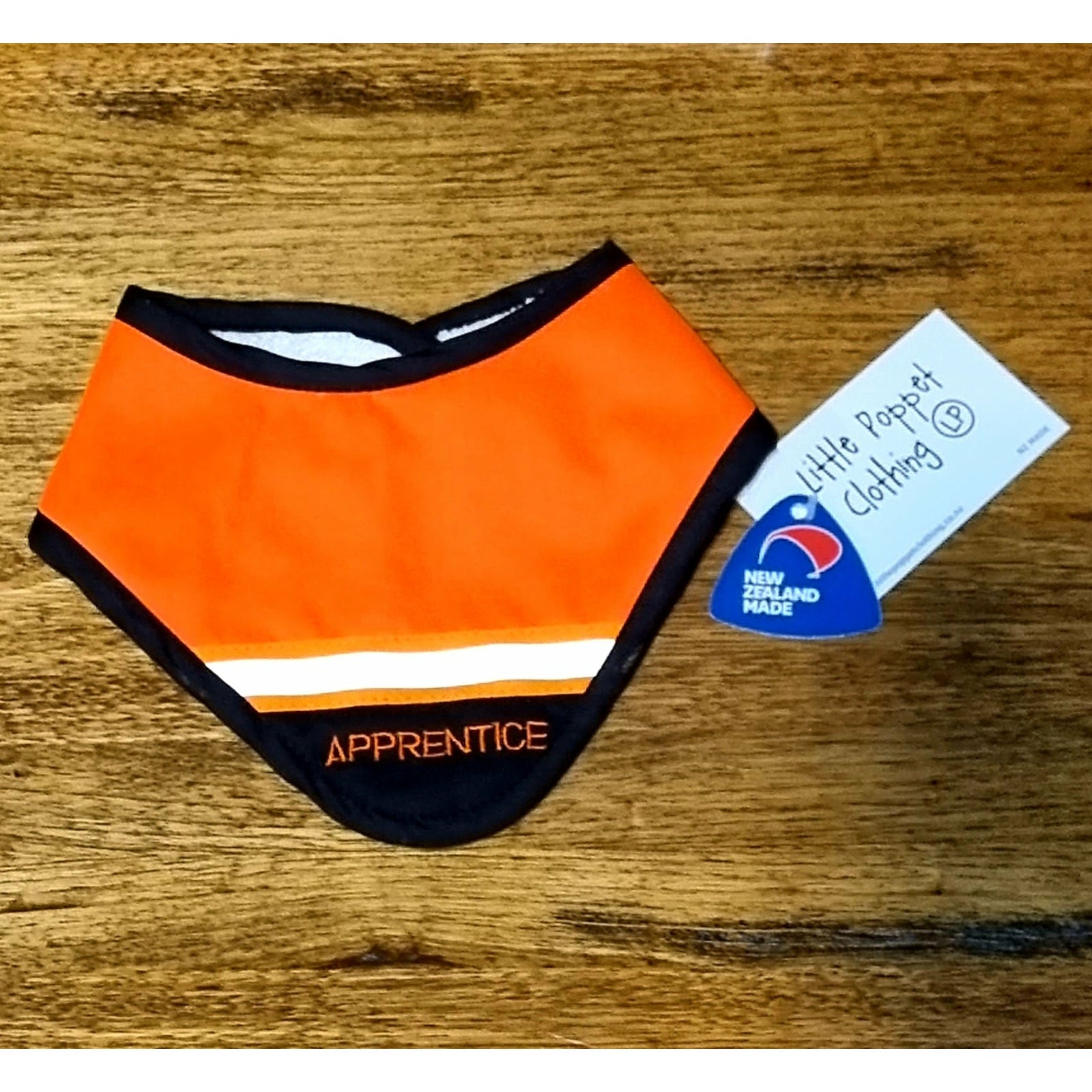 Tradie Dribble Bib | Apprentice Little Poppet Clothing