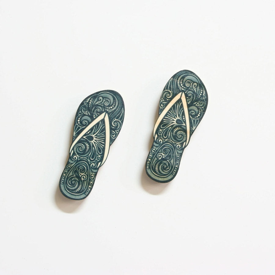 Mini Pine Jandels - Kiwiana Wall Art Crystal Ashley