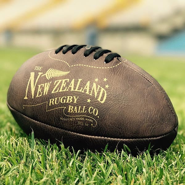 Antique Rugby Ball - Mini 18cm Moana Road