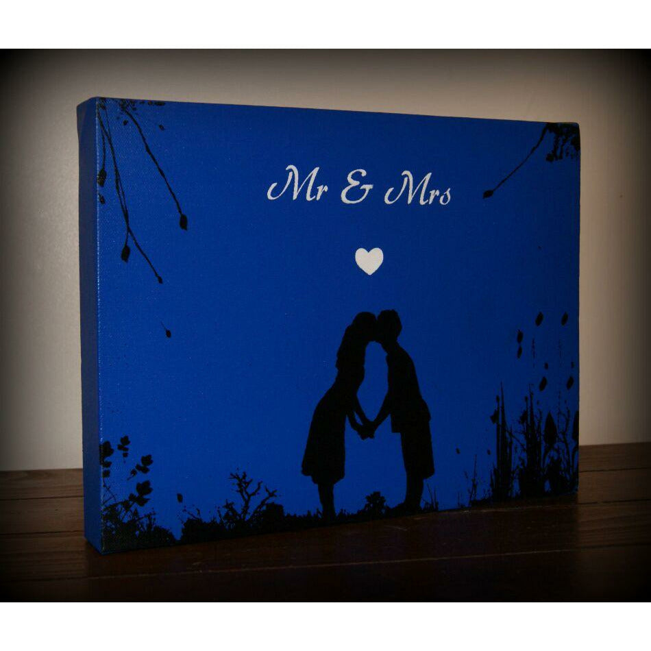 Mr & Mrs - Wedding Canvas Nufin Fitz