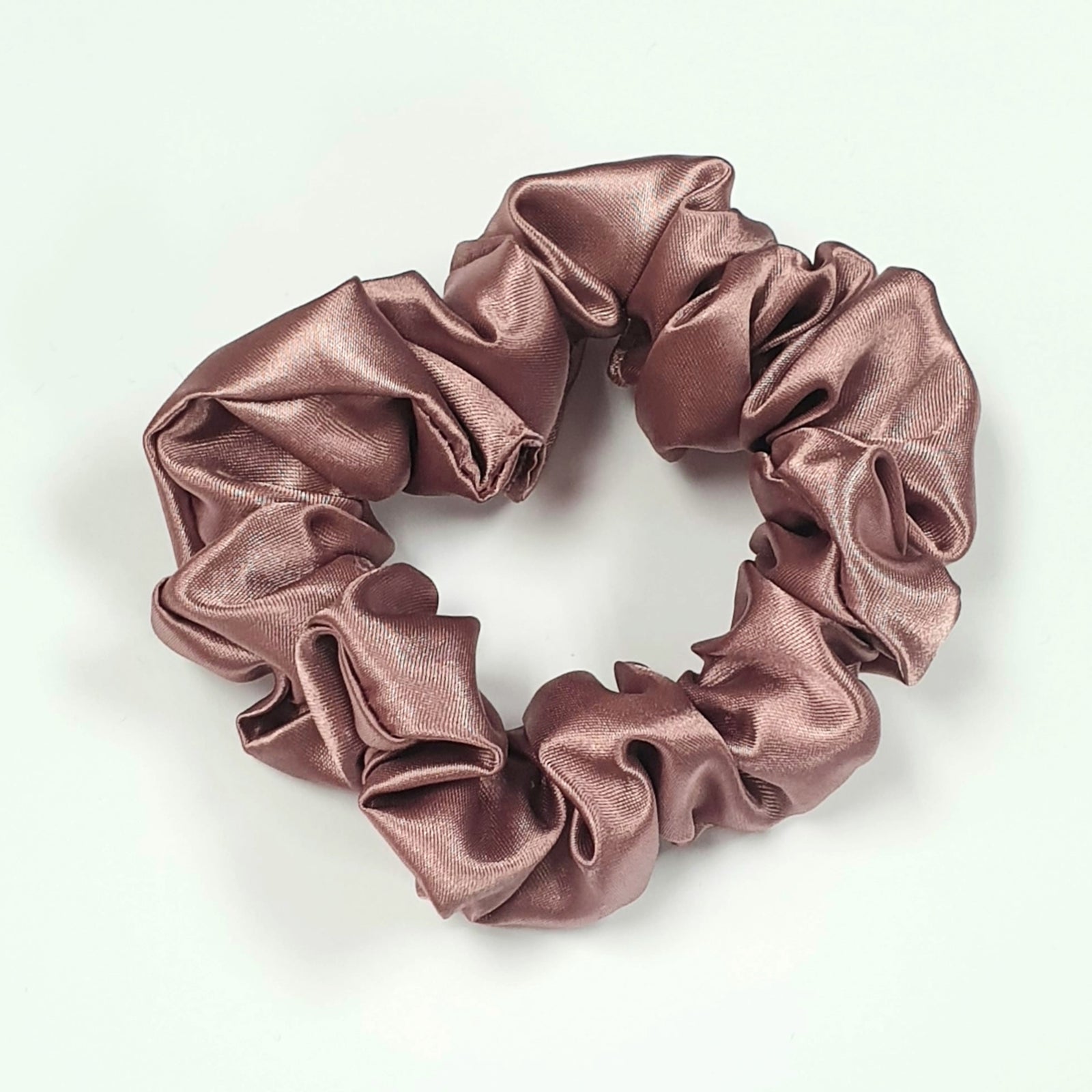 Scrunchie - Dusty Rose Pink Satin Kode Boutique