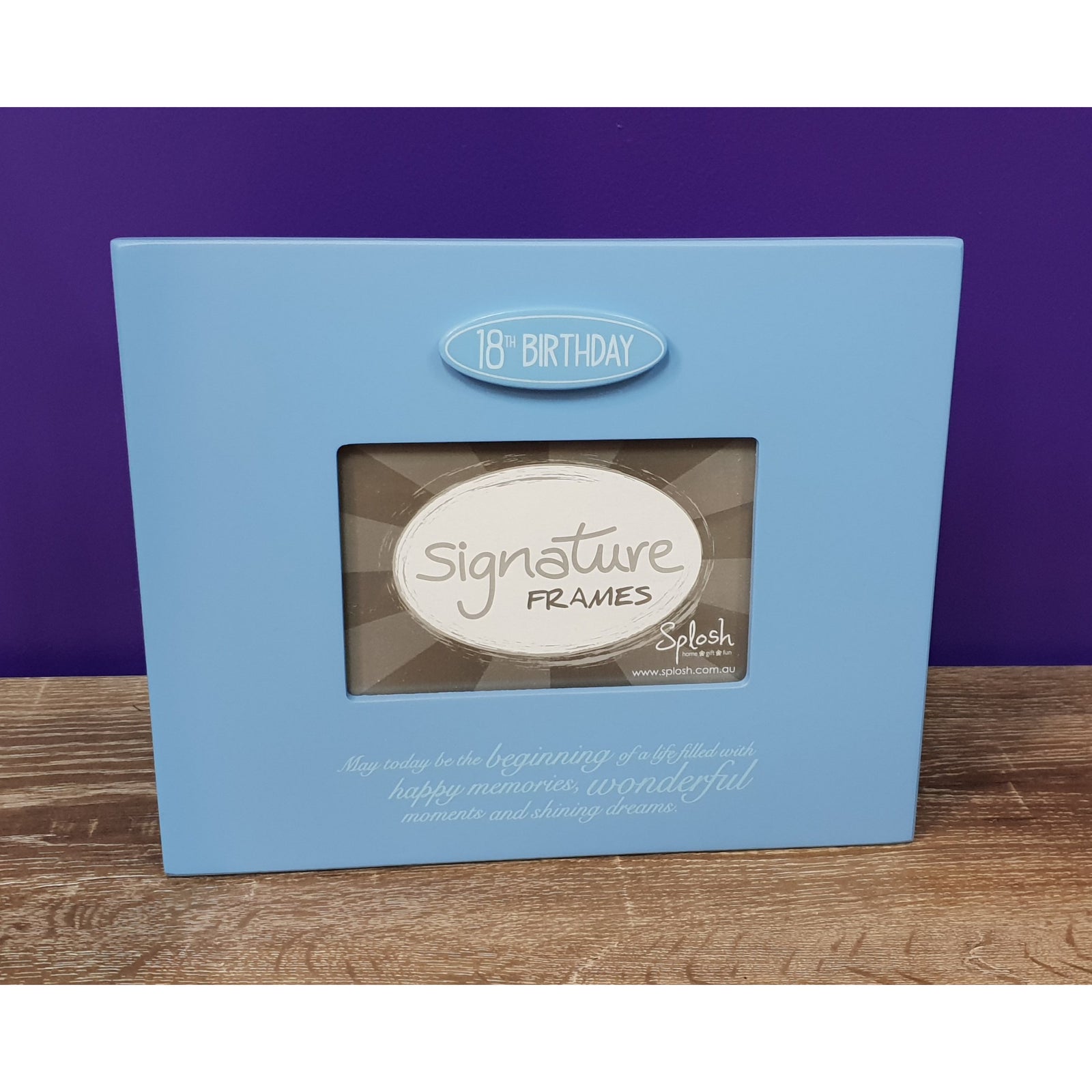 Signature Frame - 18th Blue Not specified