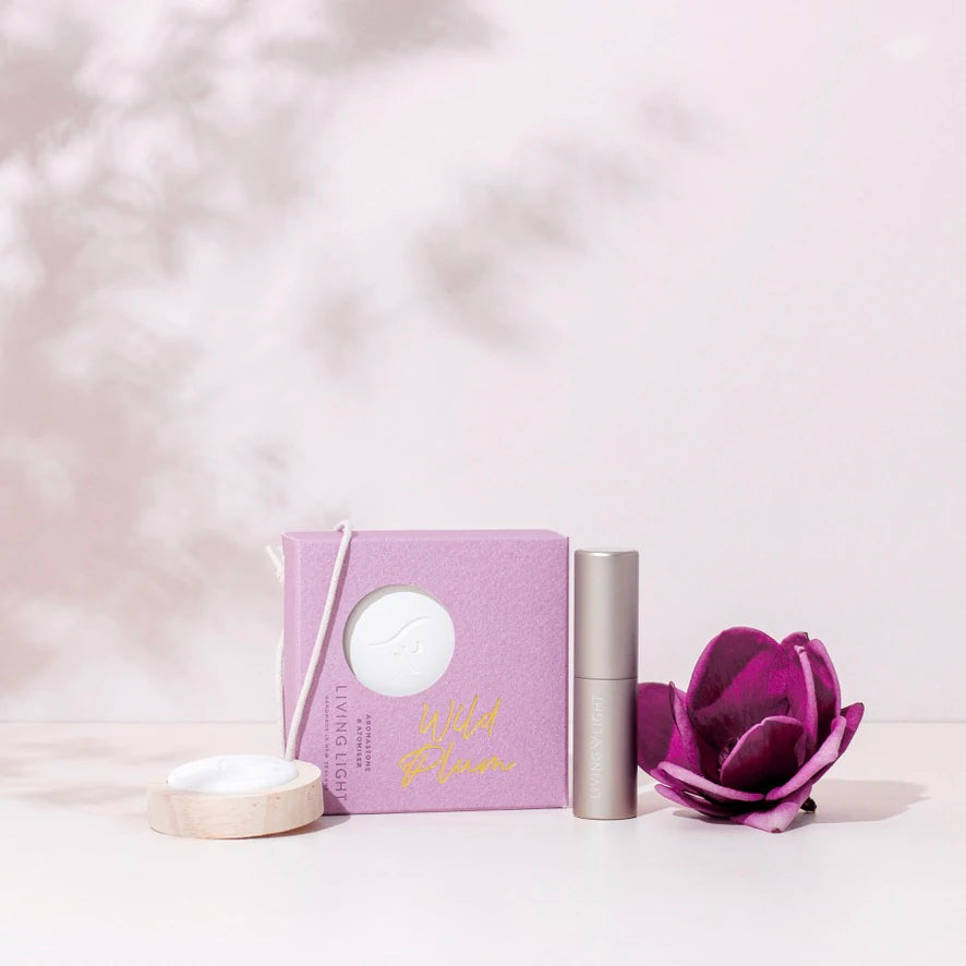 Wild Plum Aromastone Set Living light Candles