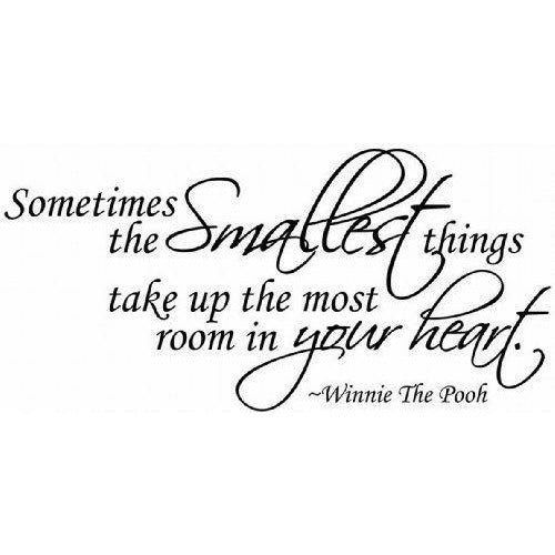 Sometimes The Smallest Things Wall Decal Not specified