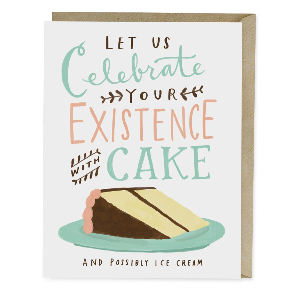 CARD - CELEBRATE WITH CAKE BIRTHDAY Emily Mcdowell