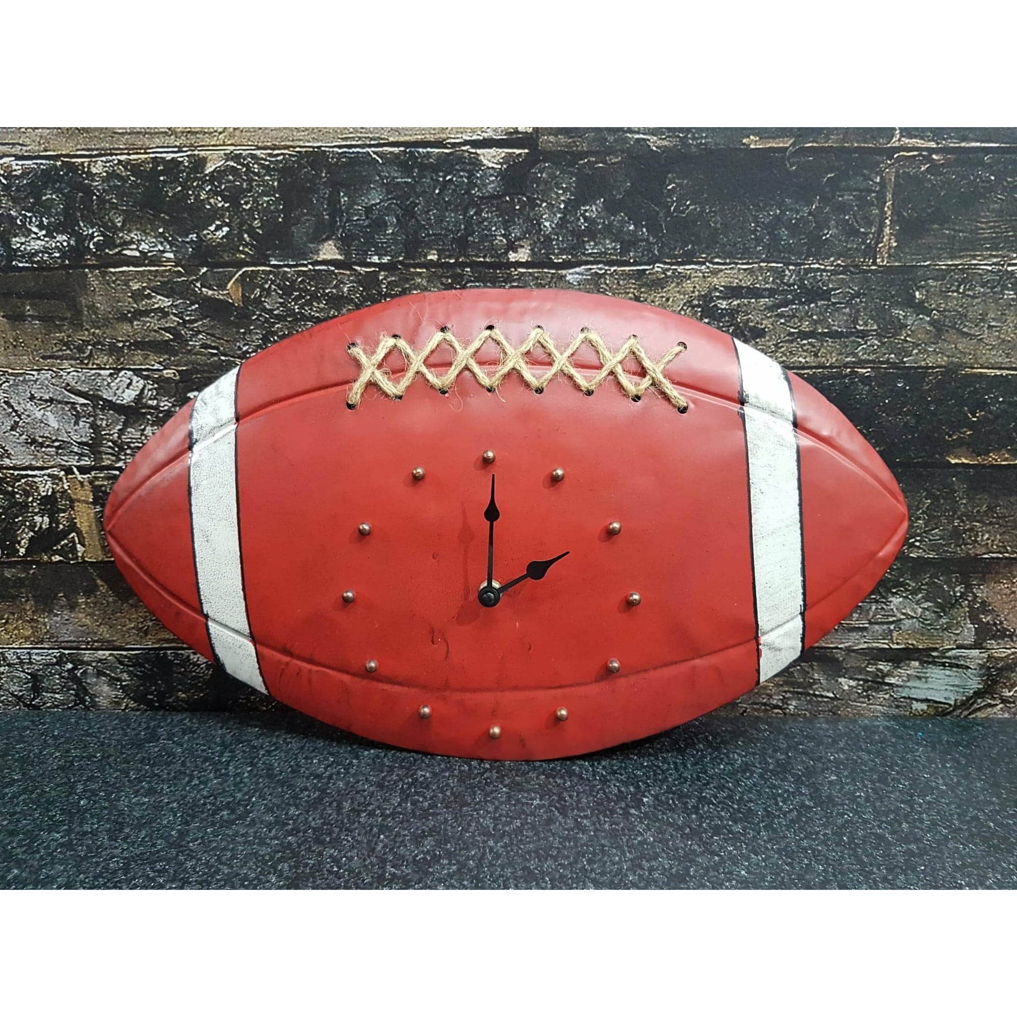 Carbon Rugby Ball Clock Not specified