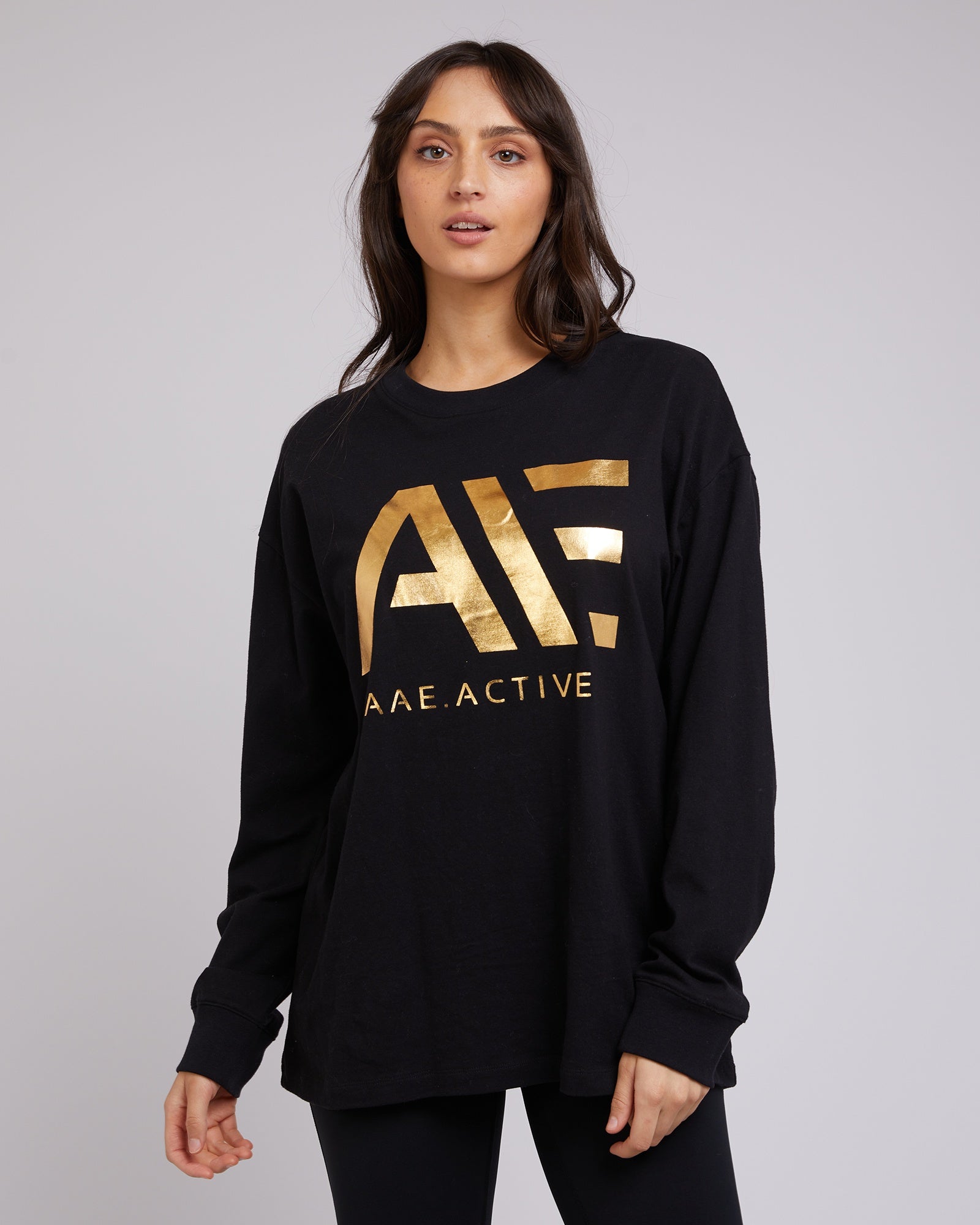 Base Long Sleeve Tee- Black | All About Eve All About Eve