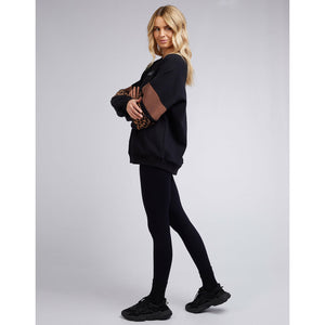 Huxley Sports Crew - Black | All About Eve All About Eve