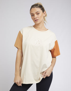 Carter Blocked Tee - Natural | All About Eve All About Eve