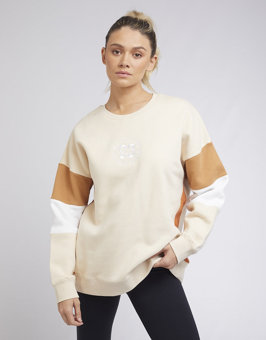 Carter Blocked Crew - Natural | All About Eve All About Eve