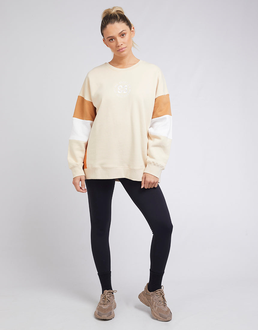 Carter Blocked Crew - Natural | All About Eve All About Eve