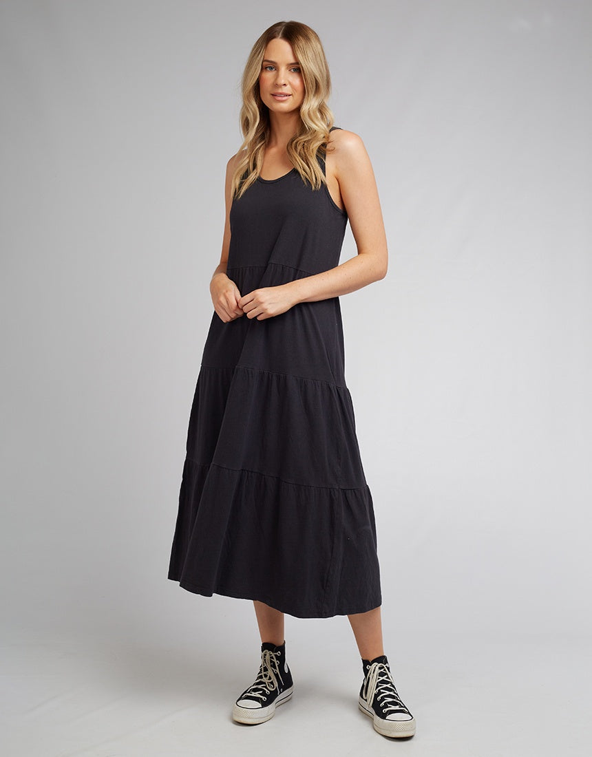 Linen Midi Dress - Black | All About Eve All About Eve